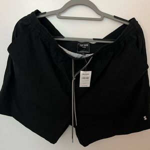 Todd Snyder 5" XL MONTAUK SWIM SHORT IN PITCH BLACK